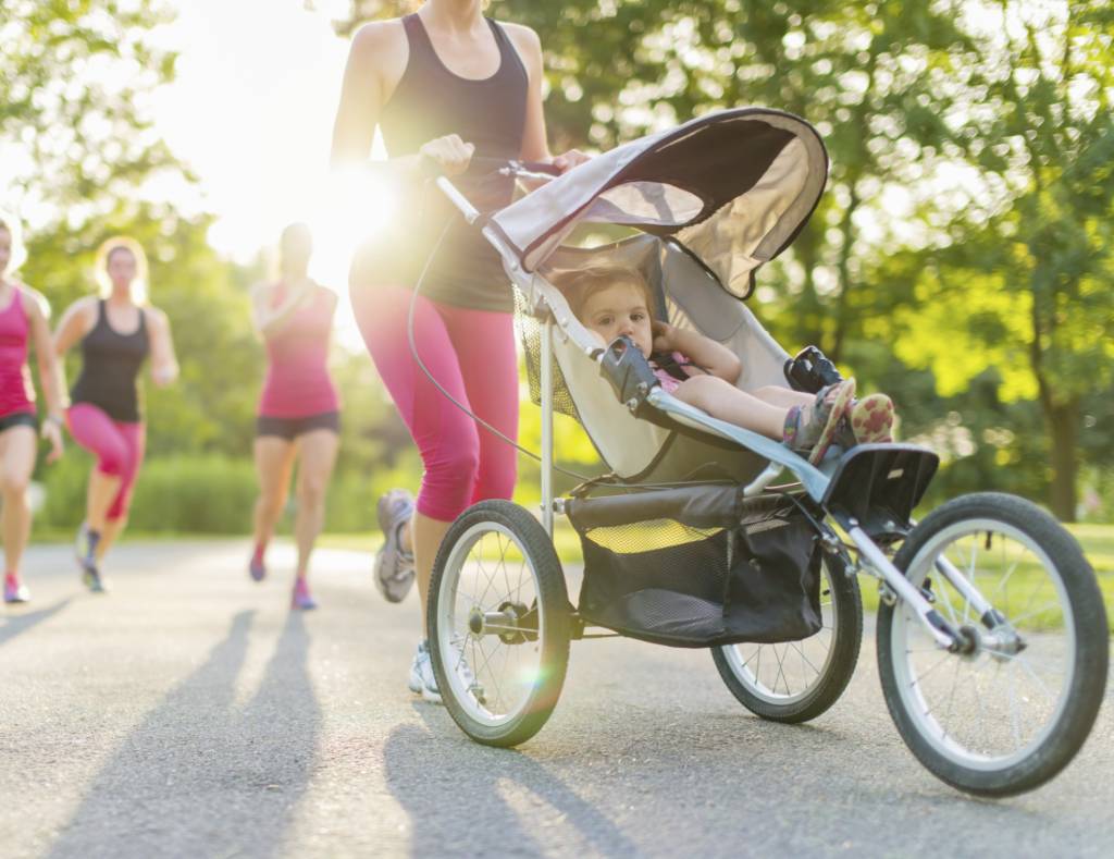 Exercícios para praticar com o bebê
