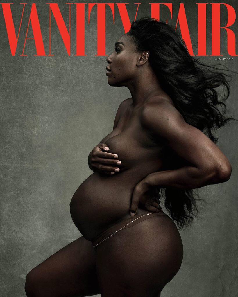 Serena Williams grávida na capa da Vanity Fair