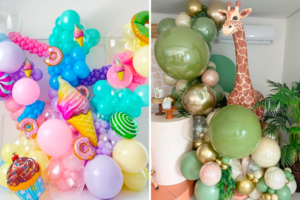 Festa infantil: ideias incríveis para fazer decorações com balões