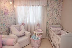 Quarto da pequena Liz, filha da atriz Juliana Didone