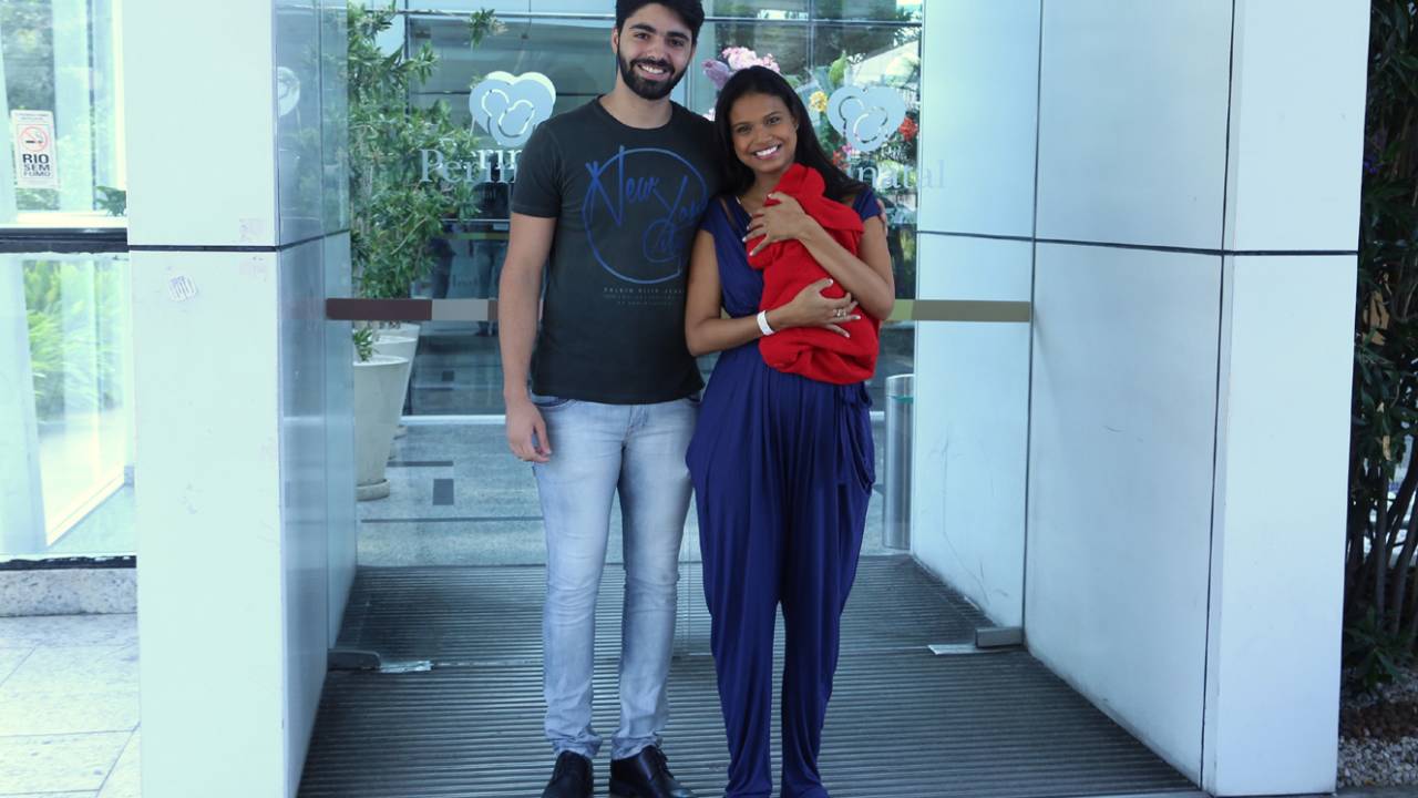 Aline Dias, Rafael Cupello e Bernardo