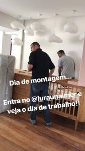 Ivete Sangalo mostra os berços do quarto das filhas gêmeas