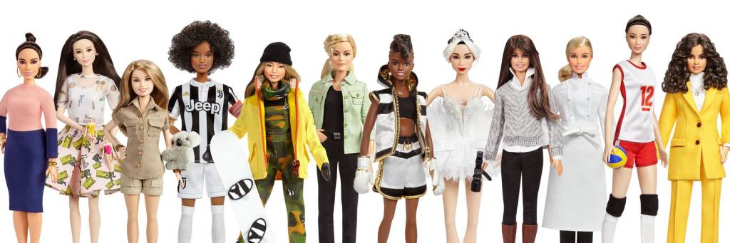 Barbies do projeto Shero, da Mattel