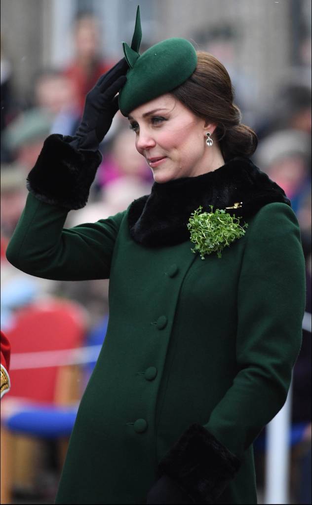 kate middleton gravida casaco verde