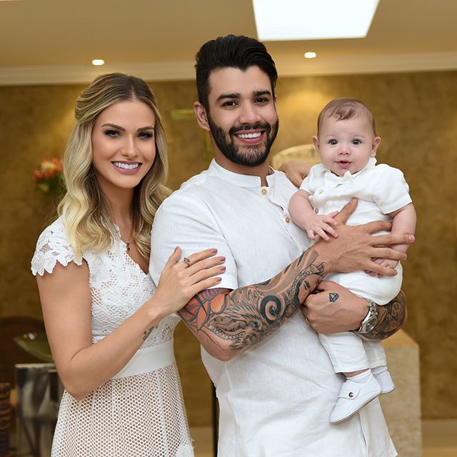Andressa Suita e Gusttavo Lima anunciam o nome do segundo filho