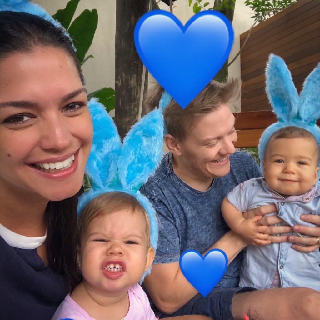 Páscoa: mães e pais famosos celebram a data com os filhos nas redes