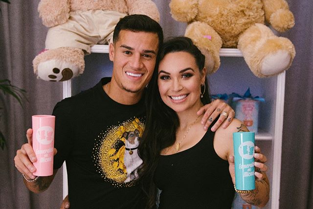 Philippe Coutinho faz chá de bebê revelação para o seu segundo filho