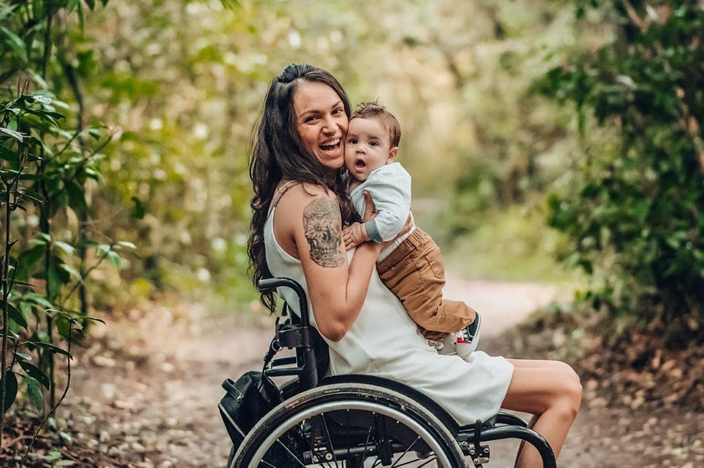 “A dor que eu sentia foi embora depois que engravidei. Ele foi minha cura”