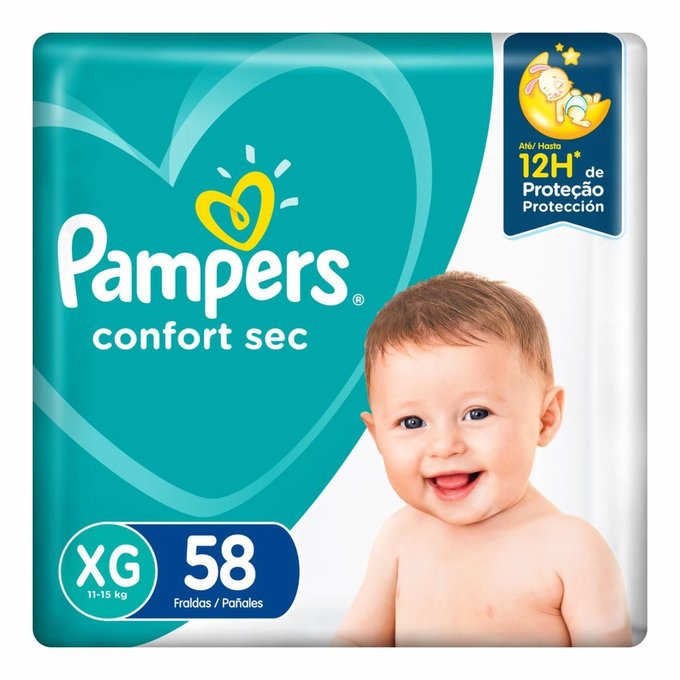Fralda-pampers-confort-sec Fralda-pampers-confort-sec