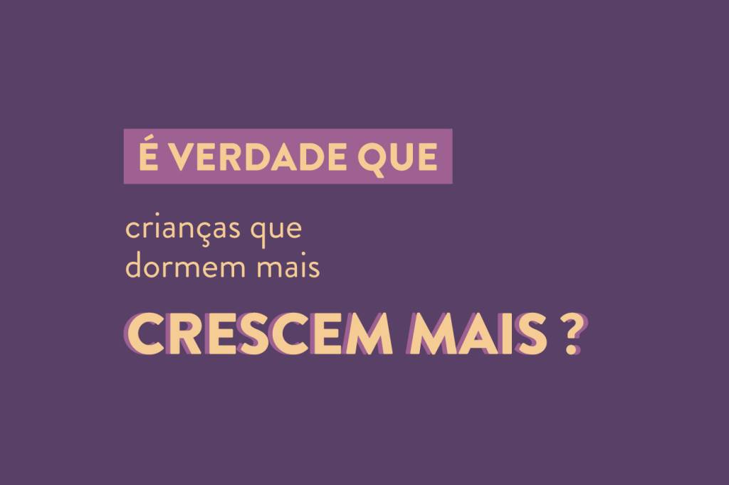 É verdade que crianças que dormem mais crescem mais?