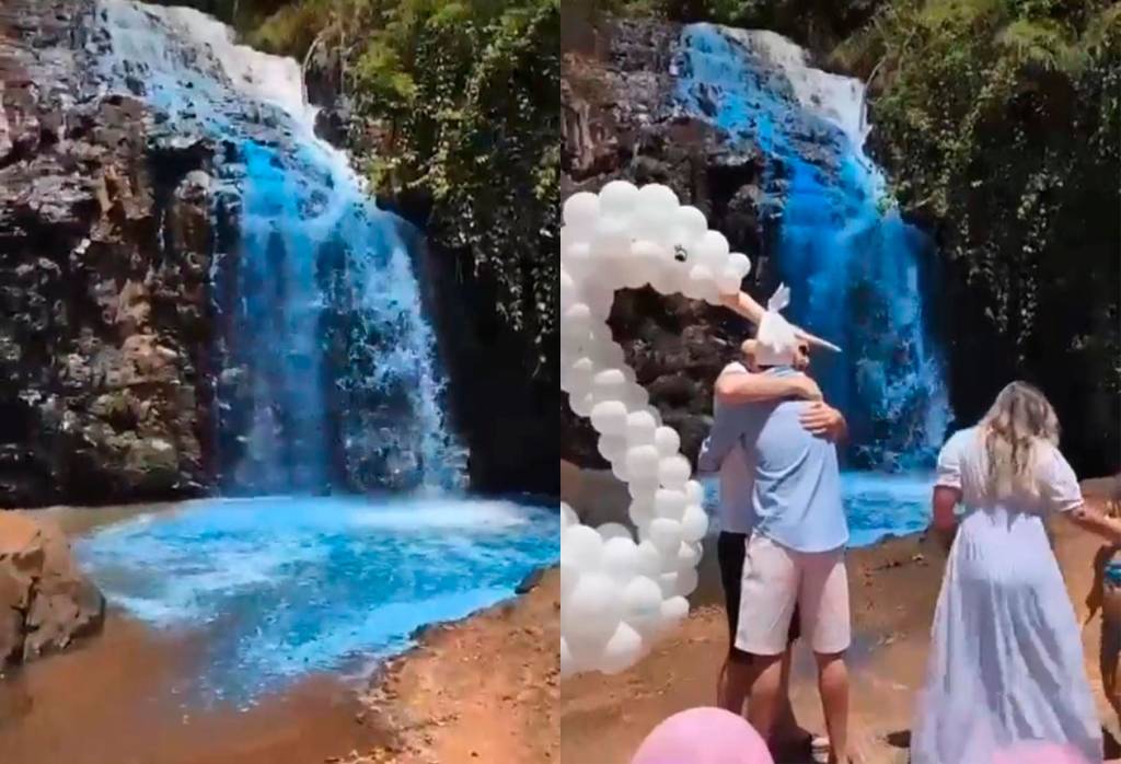 cachoeira azul