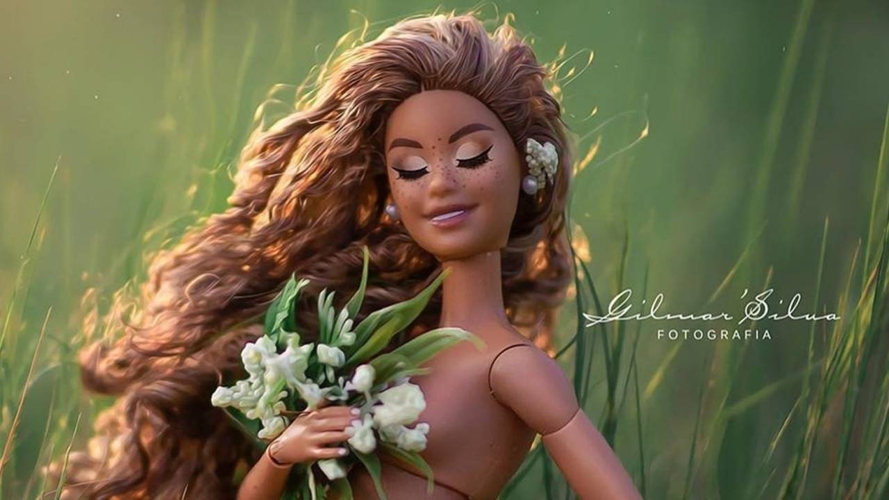 Ensaio boneca barbie gestante produzido por Gilmar Silva