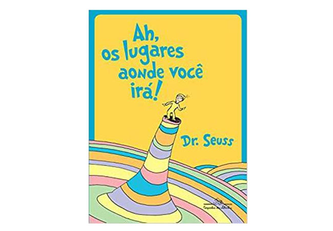 capa de livro com a ilustração de um garoto sobre uma espécie de funil colorido