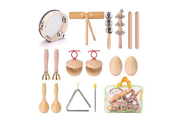 diversos instrumentos lado a lado, formando um kit