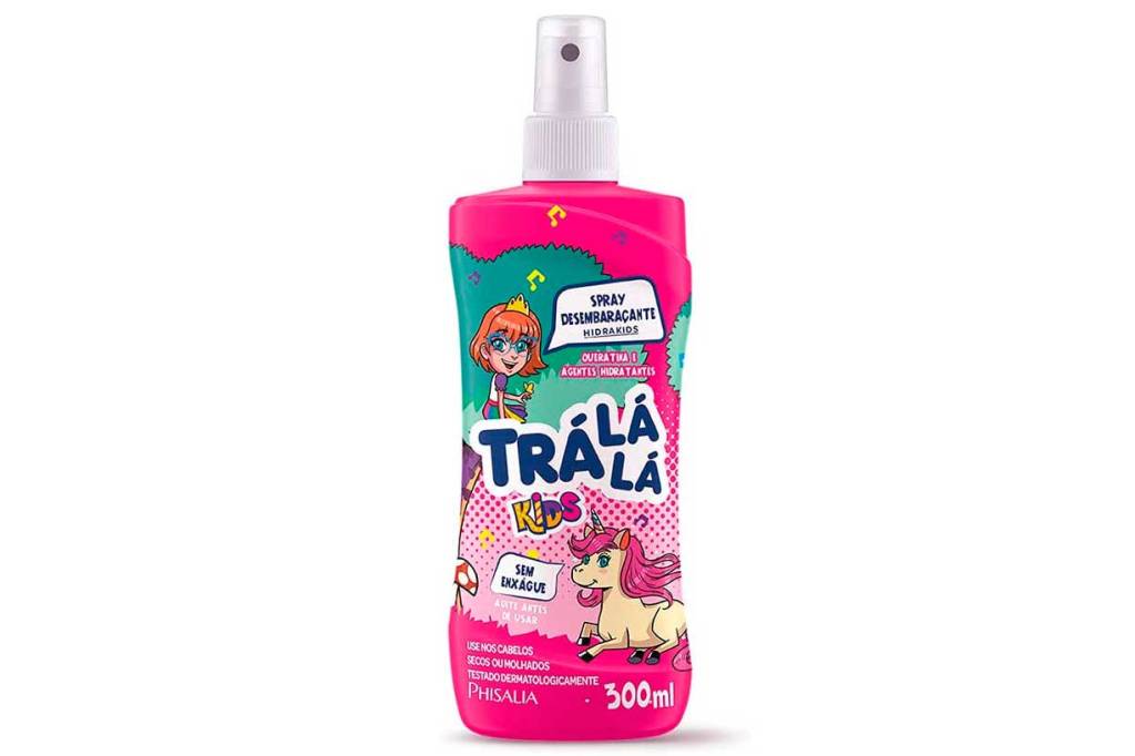 Embalagem rosa de spray.