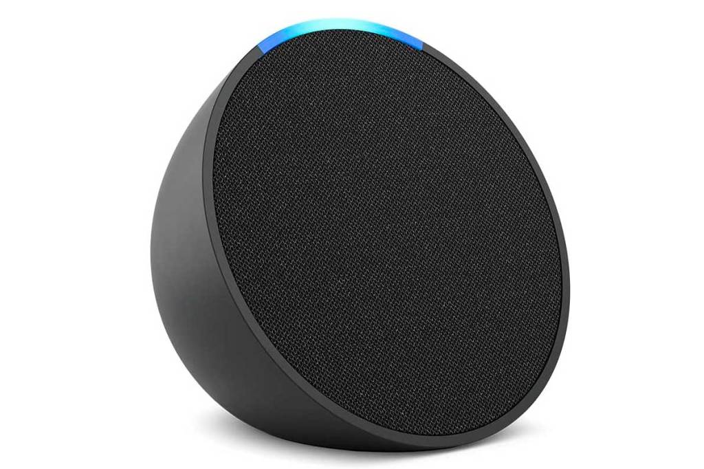 echo-pop Speaker da Amazon preto.