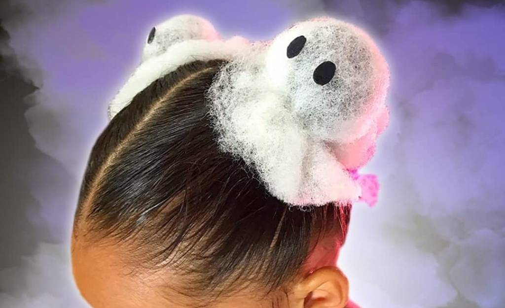 Inspirações e tutoriais de penteado para o Halloween das crianças